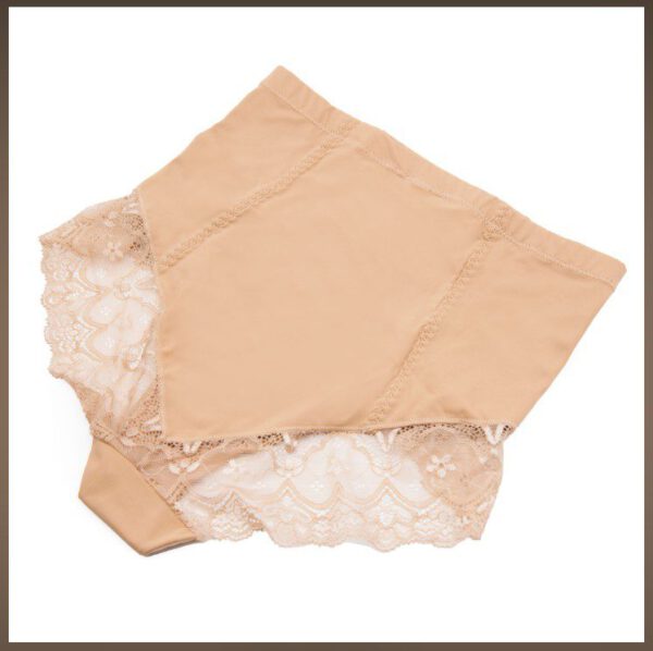 Mooi Corrigerende slip van lycra in TAN, Maat XL
