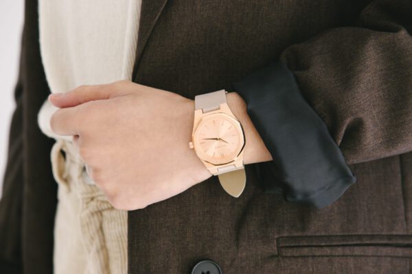 Millner Spaanse merk horloge voor dames - vrouwen - TAN kleur leren armband - polshorloge - design -  Oxford S Sand - Afbeelding 4