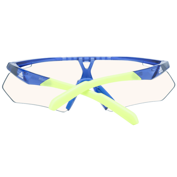 Adidas heren sport zonnebril SP0027 91X 00 - volledige UVA en UVB filter - Blauw/Transparant - Afbeelding 3