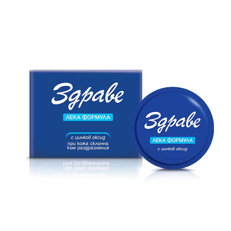 ZDRAVE natuurlijke zink oxide crème voor volwassen en baby´s - Lichte formule met SPF 20 - kokos olie 40 g