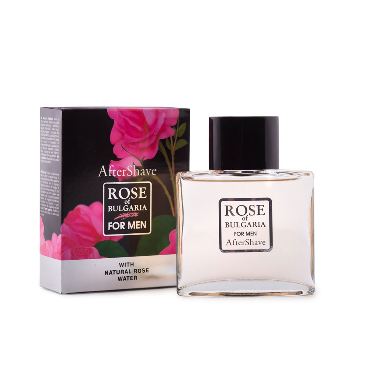 Natuurlijke Aftershave met Bulgaarse rozen olie - subtiele rozen heren geur - kalmeert de huid - anti-oxidant 100ml