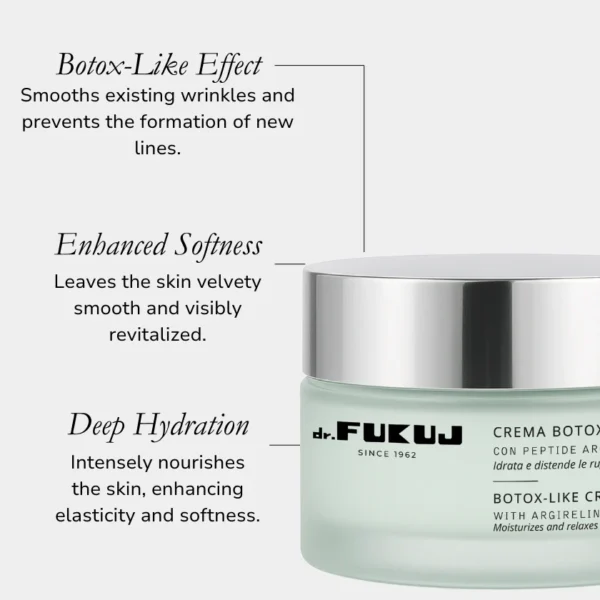 Effective relax gezicht creme met Argireline - hexapeptide 8 - strakke huid - verjongt - lift de contouren 50ml - Afbeelding 2