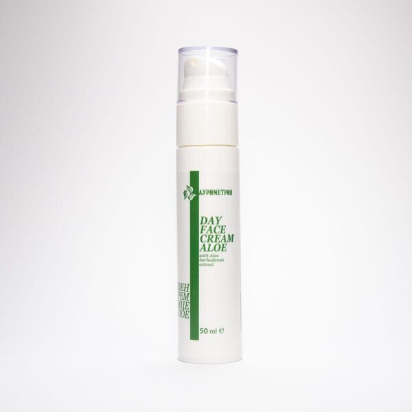 Aurimetry Dag gezichtscrème met aloë - amandel en jojoba olie - alle huid types - natuurlijke creme 50ml