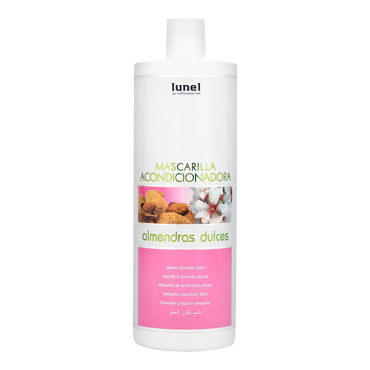 Lunel Zoete amandel melk haar masker - gevoelige hoofdhuid - keratine - voeden en kalmeren 1000ml