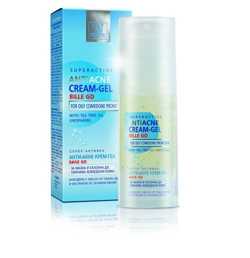 Doeltreffend Anti-acne gezicht creme-gel - mateert - kruiden, salicylzuur, melkzuur en tea tree 50ml