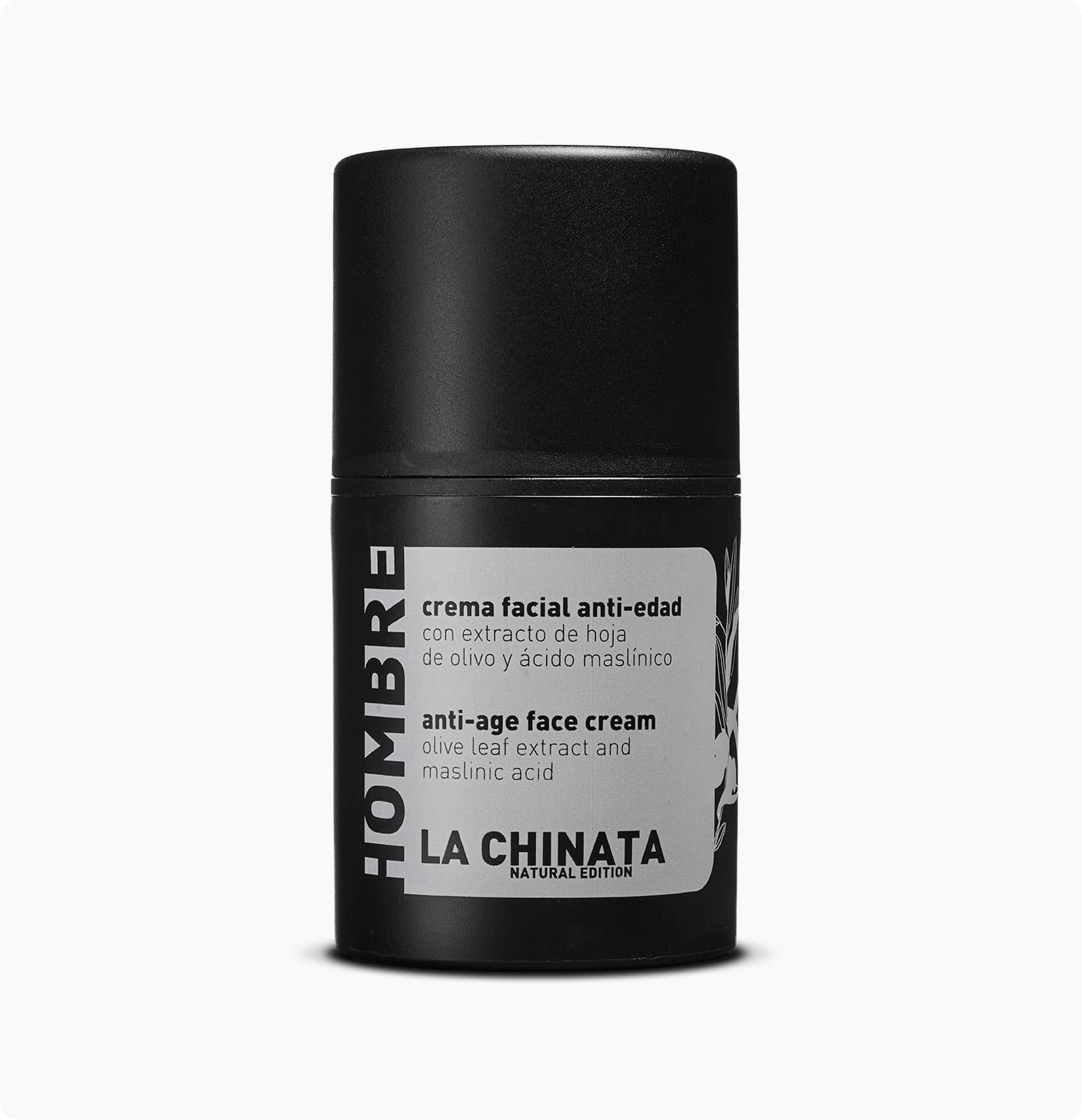 LaChinata Anti-Aging Gezicht crème voor mannen heren - olijfolie en fruiten extracten 50ml