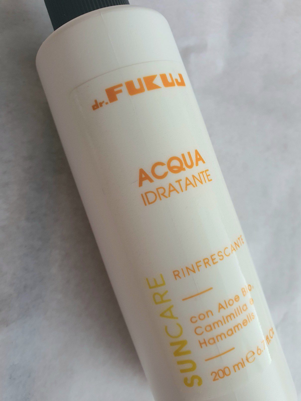 Dr Fukuj diep hydraterende gezicht en lichaam mist spray - met aloe vera, kamille en hamamelis 200ml
