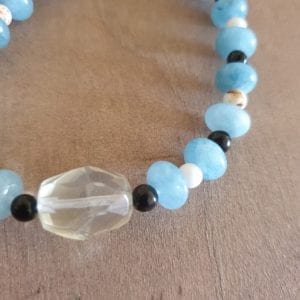 Aquamarijn edelsteen met Citrine