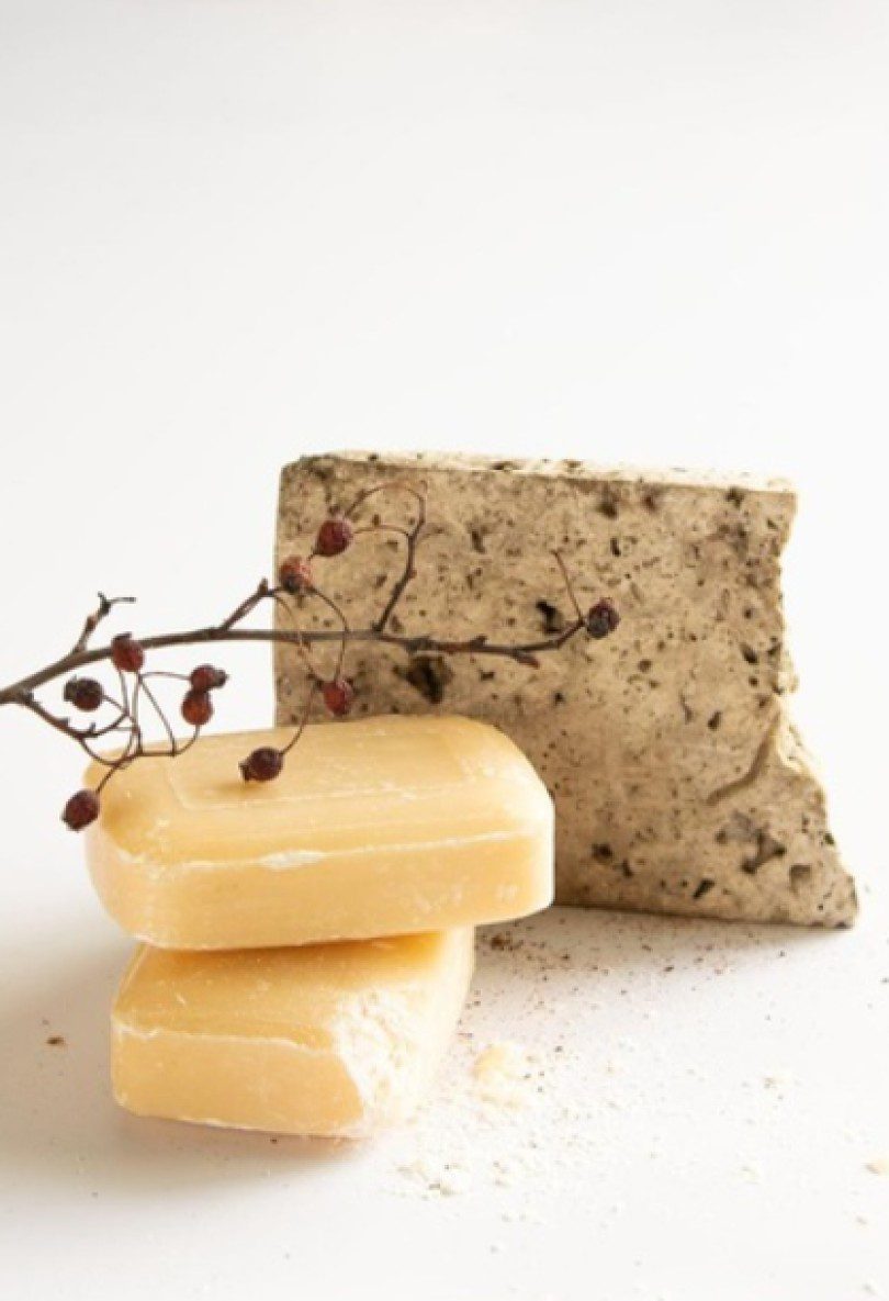 3 stuks Biologische Franse romige Arganolie vaste zeep - zijdezachte huid - amber sinas geur 3x100g