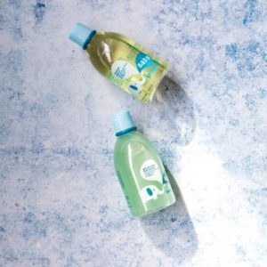 Biologische Hydraterende douche gel en badschuim voor baby's met olijfolie 250ml