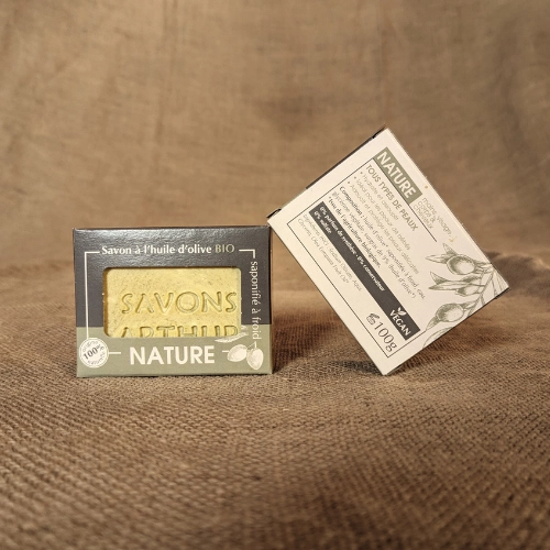 Savons Arthur Biologisch baby vaste zeep en shampoo 100% biologische olijfolie - handgemaakt in Frankrijk 100gr