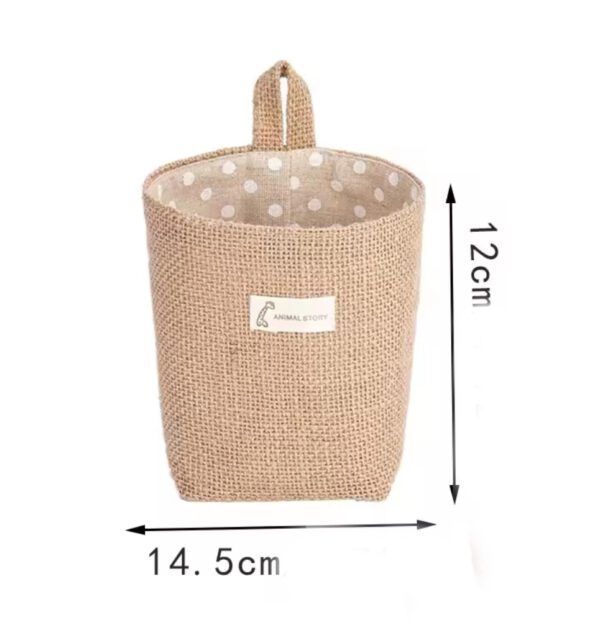 Set van 3 stuks Biologische katoenen gezicht zachte wafel doeken in een mini beauty sisal mandje 4st - Afbeelding 8