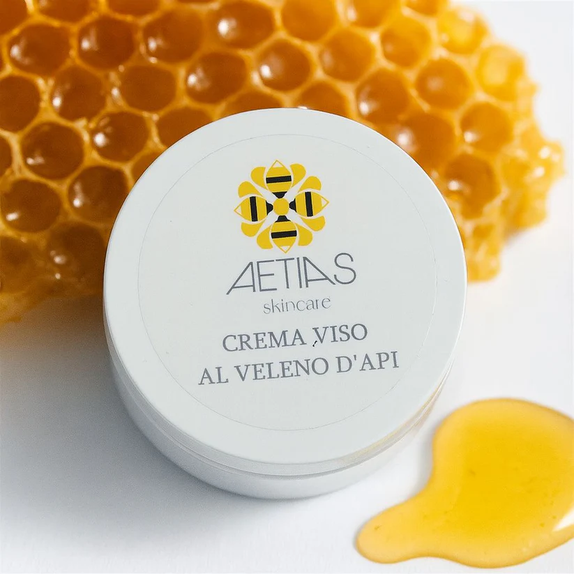 Biologische gezicht creme met bijengif - natuurlijke botox - marine collageen 50ml