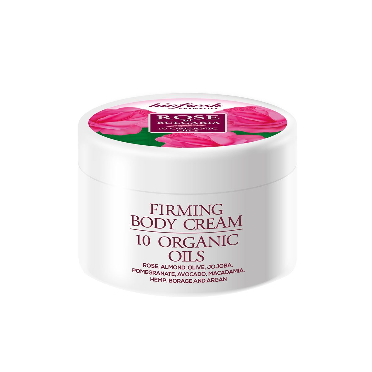 Verstevigende bodycrème met rozen olie uit Bulgaria - strakke buik en contouren 300ml