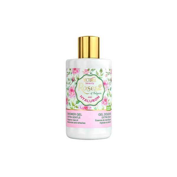 DOUCHEGEL MET ROZENOLIE EN HYALURONZUUR 250ML