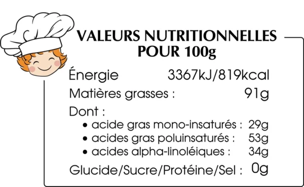 Savons Arthur 100% Frans provinciaalse biologische vierge Camelina olie - herstelt de huid - ook geschikt voor koken 250ml - Afbeelding 3