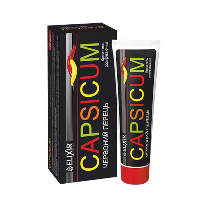 Natuurlijke Crème Gel met Cayenne peper (Capsicum) voor spieren en gewrichten 75 ml