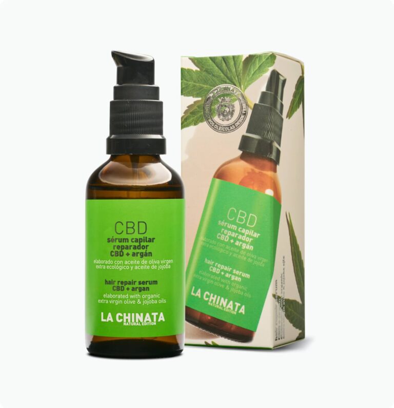 LaChinata CBD en Argan Haar hersteld Serum olie voor broos en droog beschadigd haar 50ml