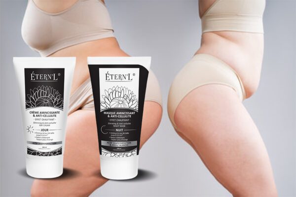 Etern´L Dag en nacht Franse set anti-cellulitis creme met verwarmende effect - Thermo-actieve ShapePerfection 2x150ml - Afbeelding 2