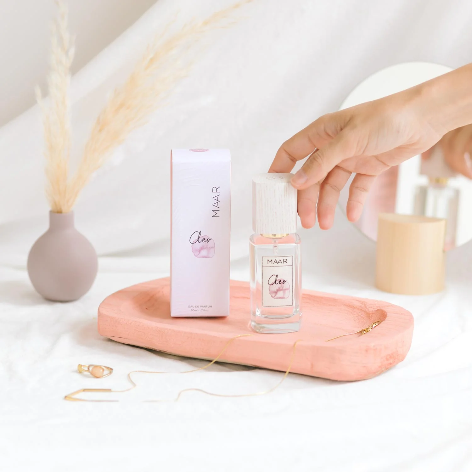 Natuurlijke veganistisch parfum CLEO uit Italië – exotische roze geranium 50ml - Afbeelding 3