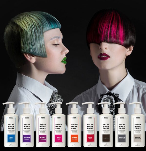 Lunel Kleur haarmasker ROZE haar verf,  200ml - Afbeelding 2
