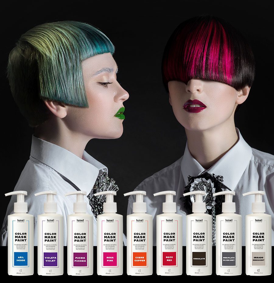 Lunel Kleur haarmasker INDIGO BLAUW haar verf,  200ml