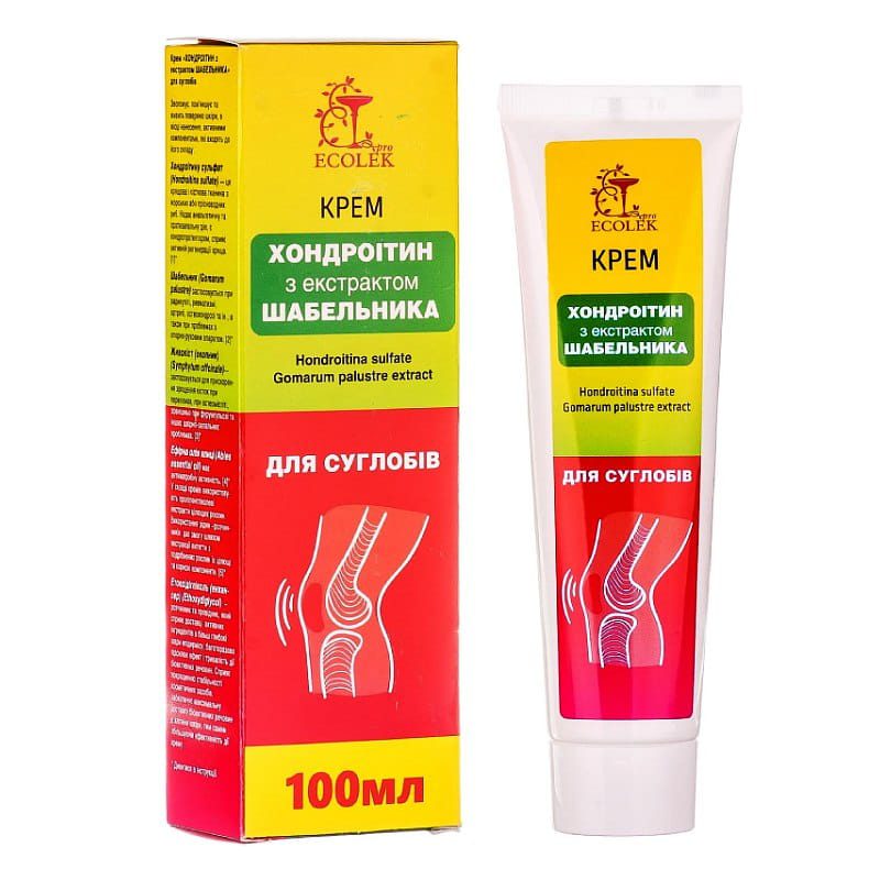 Gewrichtscrème - Chondroïtine met zevenblad palmextract - smeerwortel - vermindert gewricht pijn en stijve spieren 100 ml