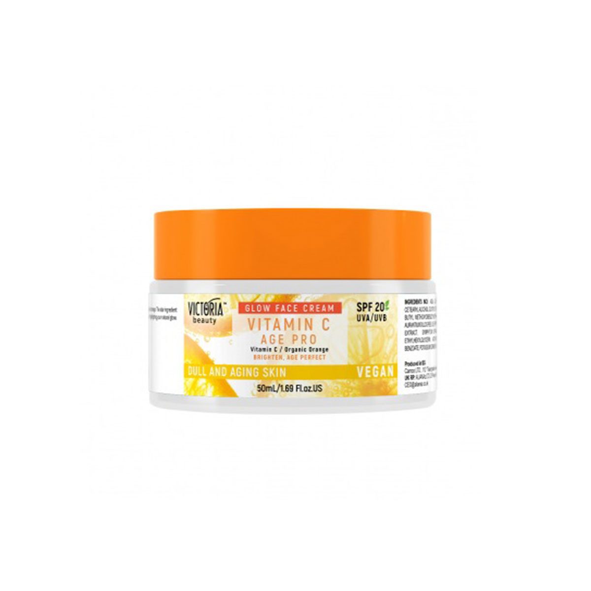 Natuurlijke dag creme tegen pigment vlekken met mandarijn en sinaasappel en SPF 20 - fruit cocktail - glanzend en stralend huid 50ml
