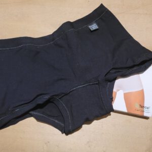 Set van 2 stuks Katoenen mix boxer voor dames, ZWART comfortabele lingerie maat S/M