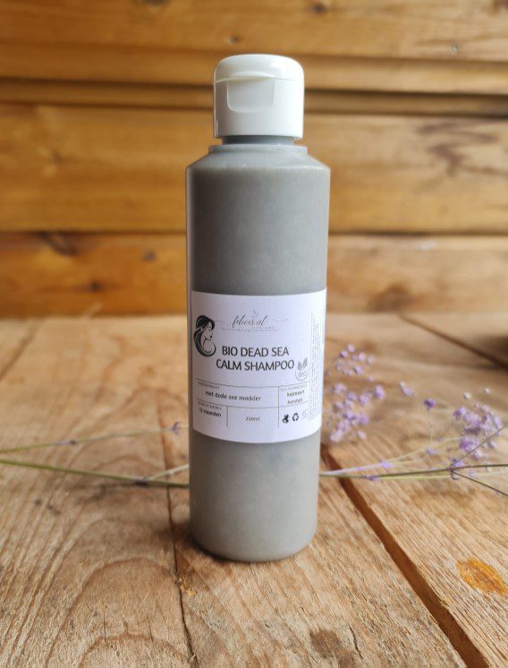 Handgemaakte biologische Dode zee modder - Perilla olie - gevoelig haar - schilfers - jeukend hoofdhuid 250ml
