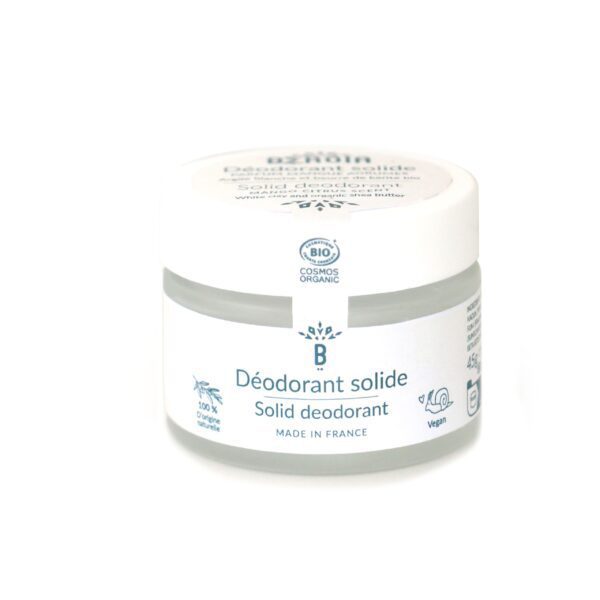 COSMOS BIOLOGISCHE vaste deodorant – mango-Citrus geur – witte klei - shea boter - doeltreffend 45gr - Afbeelding 2