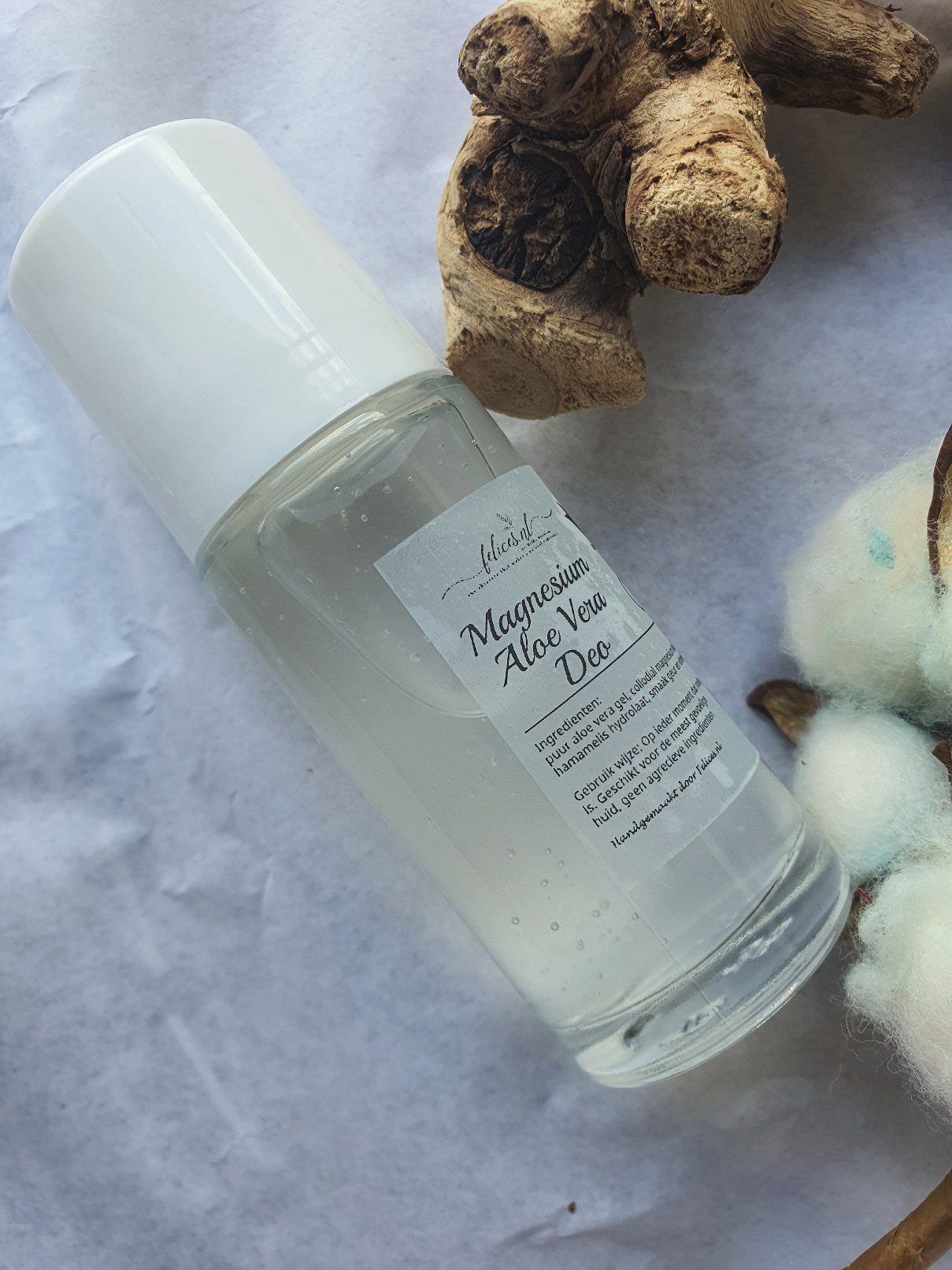 Natuurlijke Magnesium en Aloe Vera deodorant roll on - FRESH geur - meest gevoelige huid - doeltreffend 50ml - Afbeelding 2