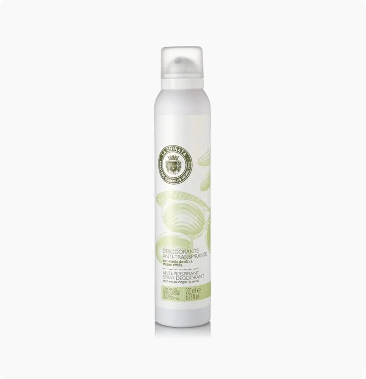 La Chinata Anti-transpirant Deodorant Spray - olijfolie - hydrateert en voedt - zachte en frisse oksels 200ml
