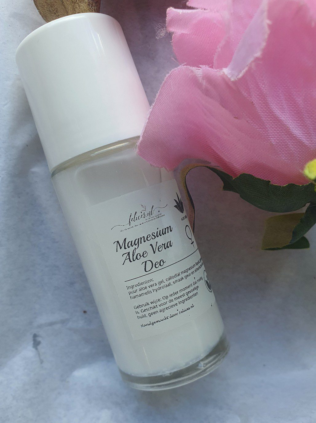 Natuurlijke Magnesium en Aloe Vera deodorant roll on - SWEET geur - meest gevoelige huid - doeltreffend 50ml