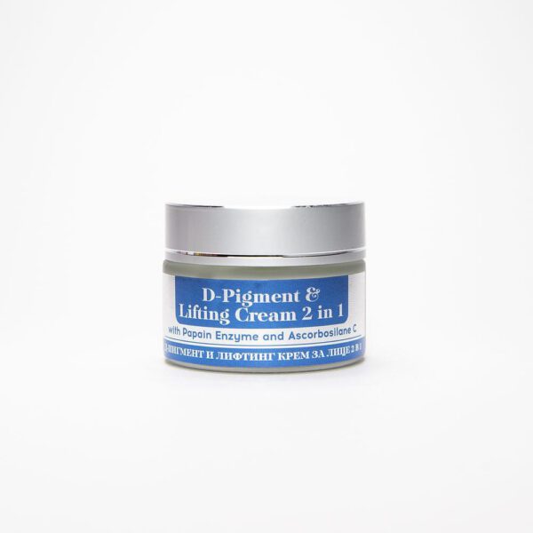 Aurimetry biologische D-pigment en lift - gezicht crème met glycoliczuur- vitamine C - tripeptiden - pigmentatie vlekken 30ml
