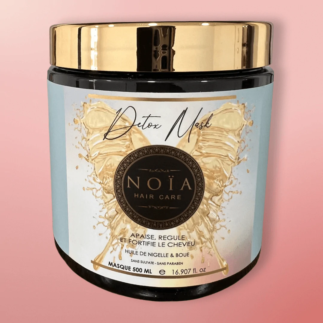 Noia luxe professionele haar masker met  - Zwart komijn  Olie en dode zee Modder 500ML