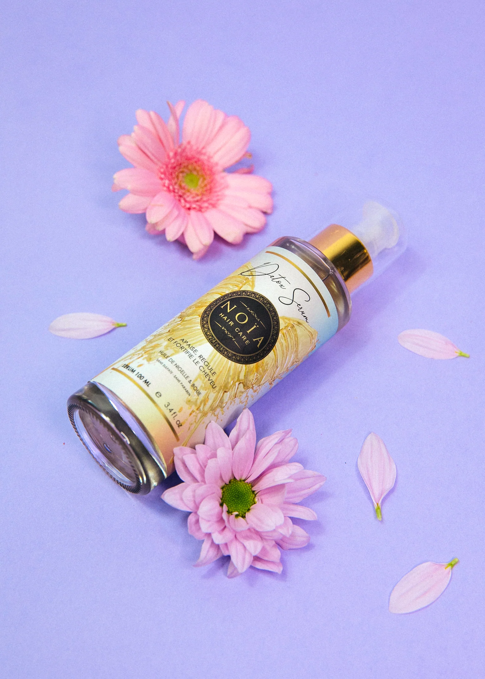 Noia professionele en luxe Detox haar serum - haar olie - komijn zaad olie - modder - ontgift vet haar 100ml - Afbeelding 3