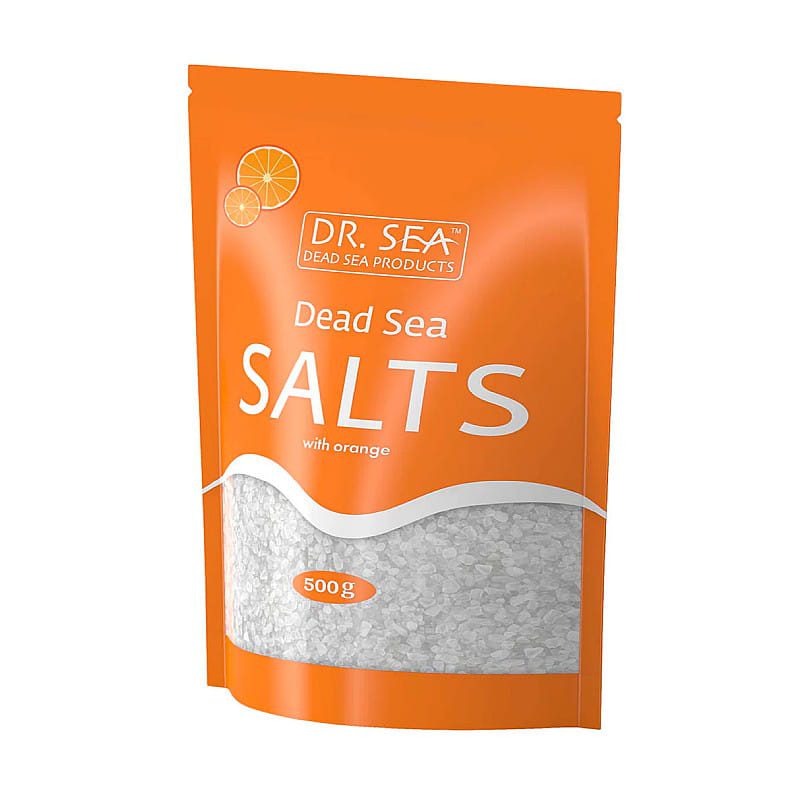 DR SEA - Dode zee Badzout - Sinaasappel - ontgift de huid - tonifieert - detox 500g