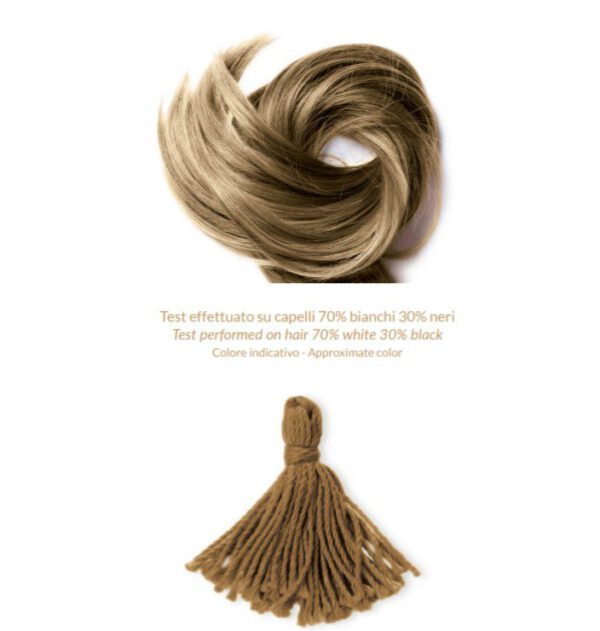 Phitofilos biologische haar henna verf poeder, DONKER BLOND kleur, 100g