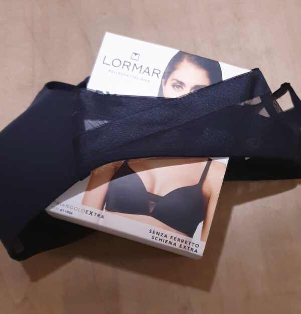 Lormar comfortabele beha in WIT kleur, zonder beugel Maat 80C - Afbeelding 5