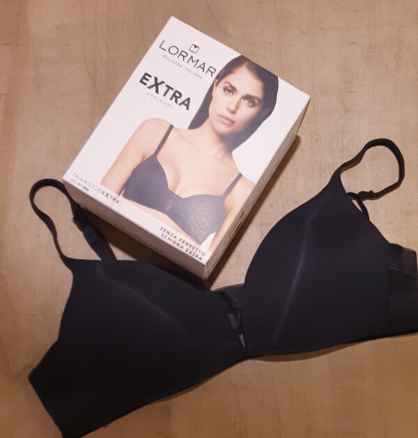 Lormar comfortabele beha in WIT kleur, zonder beugel Maat 80C - Afbeelding 6