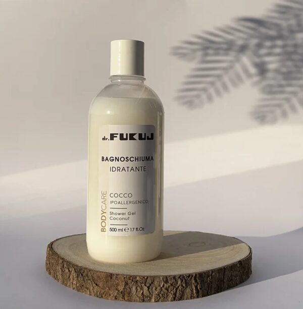 Dr. Fukuj Italiaanse douche gel en badschuim van KOKOS geur - verzacht de huid - heerlijk - natuurlijk - 500ml