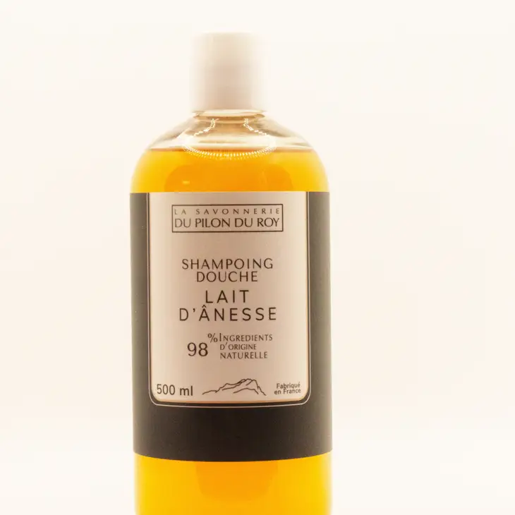 Biologische Marseille  Ezelmelk Douchegel en shampoo - handgemaakt in Frankrijk 500ml