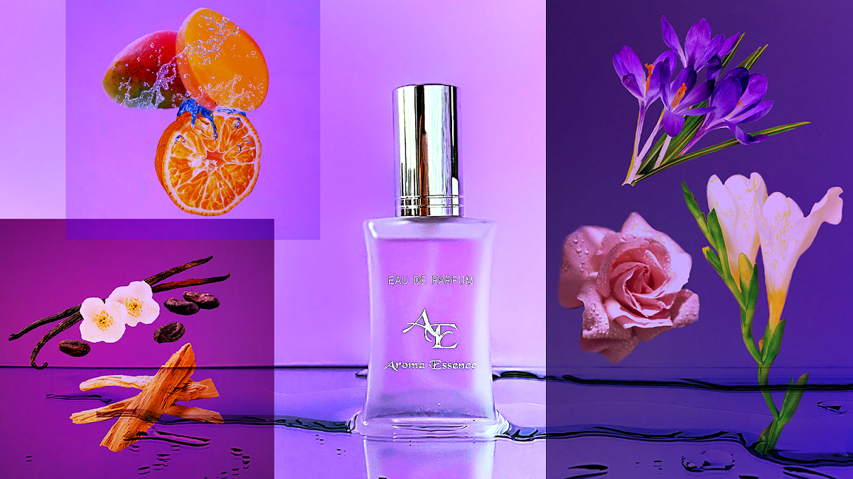 Eau De Parfum ELEGANT met puur rozenolie uit Bulgarije - honing - vanille - hout 35ml