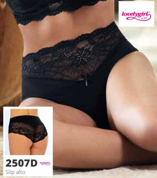 Set van 3 Italiaanse dames slips in drie diverse kleuren, Maat S/M - Afbeelding 2