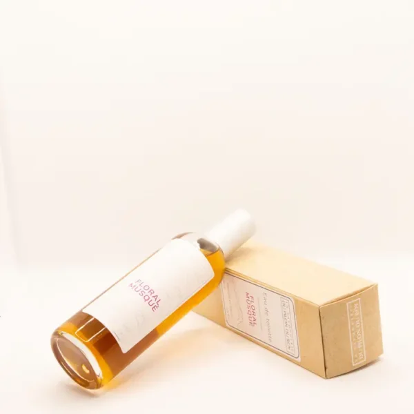 Biologische Eau de toilette Floral musque - gemaakt in Frankrijk - roos, iris en bergamot 100ml