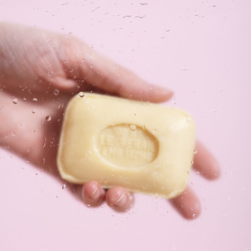 3 stuks Biologische Marseillezeep met geitenmelk - onverpakt - handgemaakt in Frankrijk - lichaam zeep 3x100gr