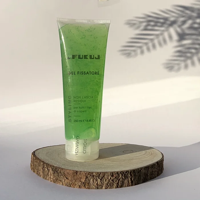 Natuurlijke Italiaanse fixerende style haar gel - natuurlijke look - zonder wit effect 250ml