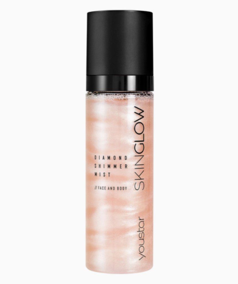 Natuurlijke gezicht parelmoer spray - natuurlijke gloed - Diamond Shimmer Mist - hydrateert de huid 100ml