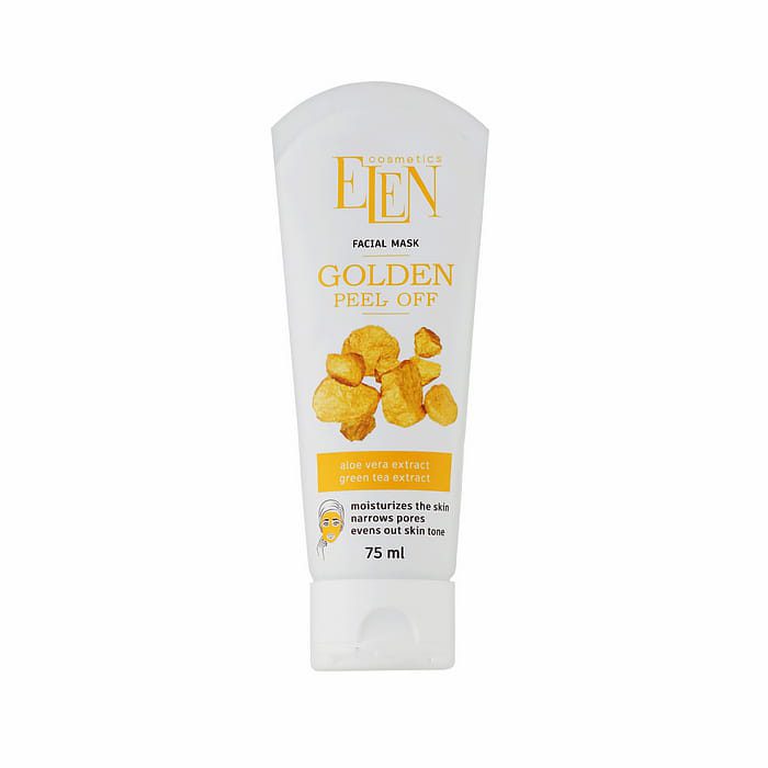 Verhelderende Gouden gezichtsmasker - peel-off - groene thee en aloe vera - hydrateerd 75ml